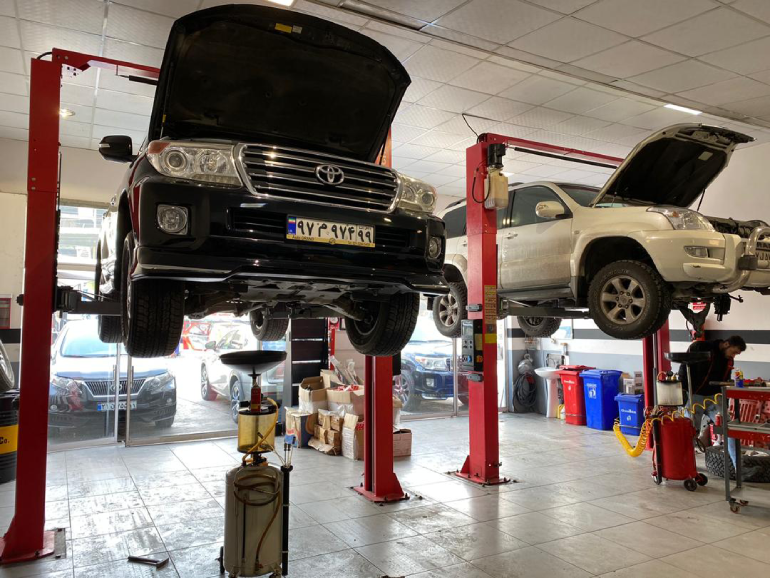 تعمیرگاه تویوتا در غرب تهران
